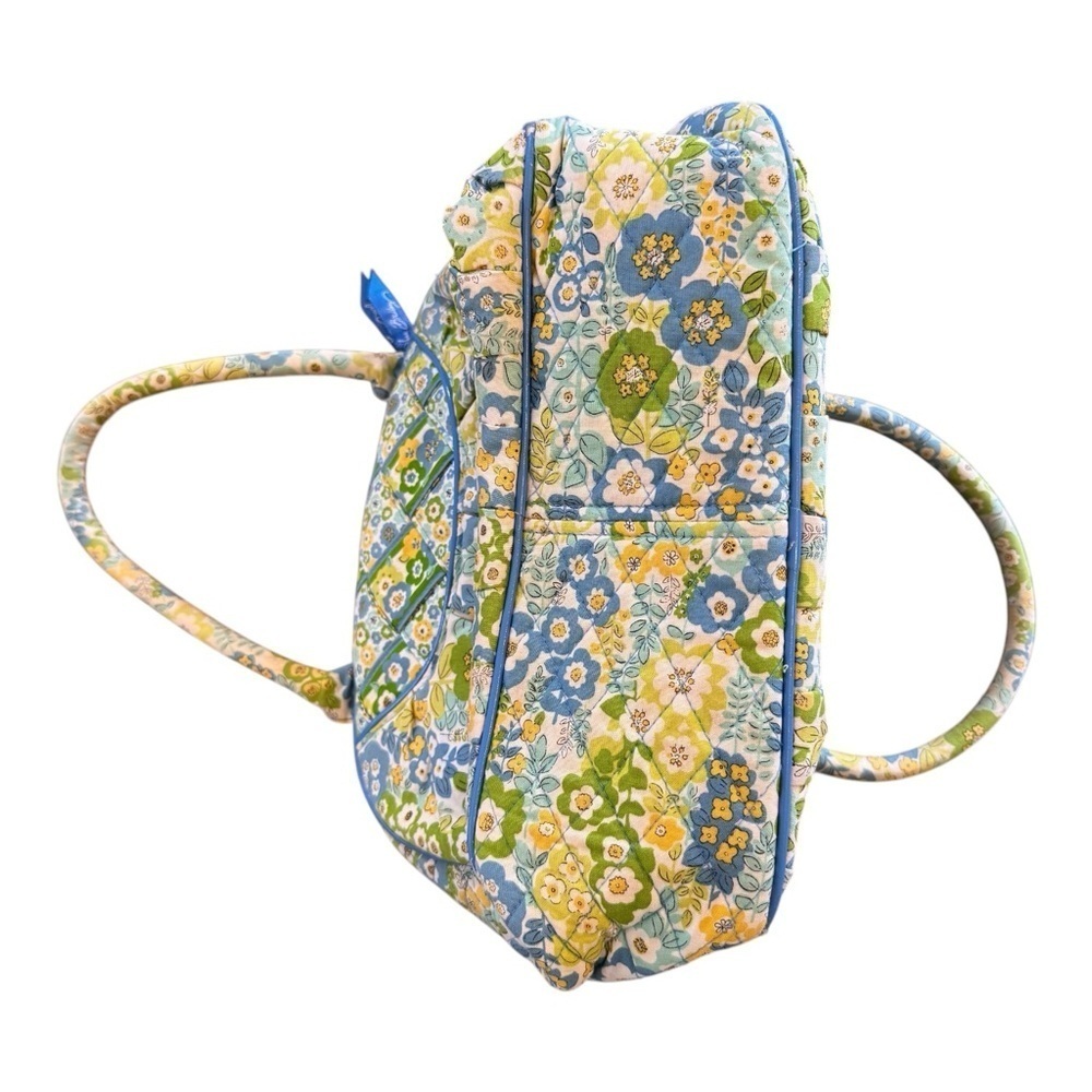 Vera Bradley Med Bowler Bag in English Meadows Print - Picture 3 of 9